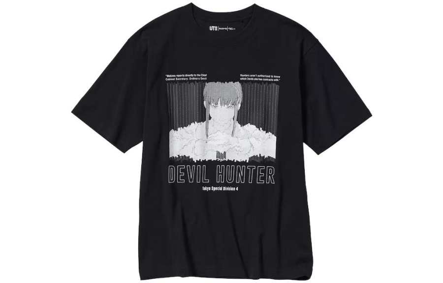 UNIQLO X T Shirts Unisex Black Crew Neck Moderate Straight Fit