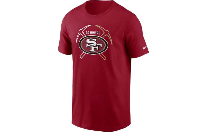 Nike Nike T Shirts Men's Red Crew Neck Moderate Straight Fit