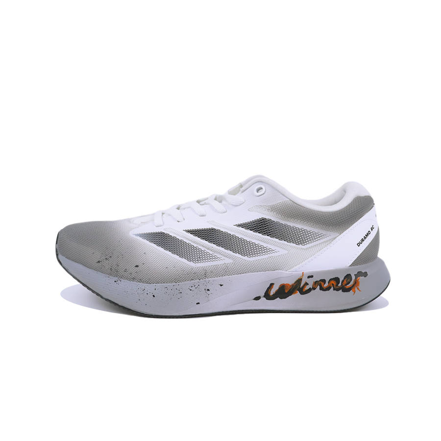 Adidas Adidas Duramo RC Mesh Cushioning Abrasion Resistant Breathable Low top Casual Running Shoes Unisex Gray