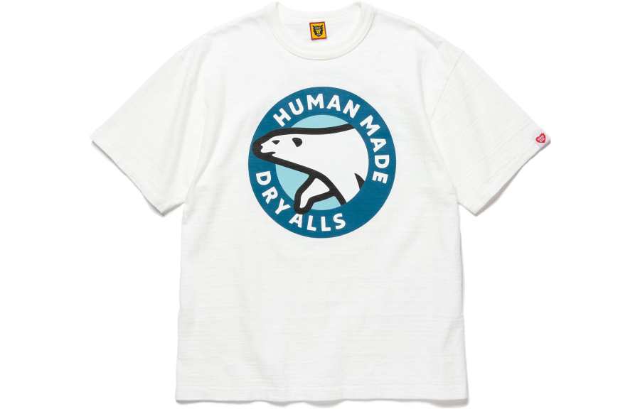 HUMAN MADE Camping T Shirts Unisex Crew Neck Moderate Straight Fit