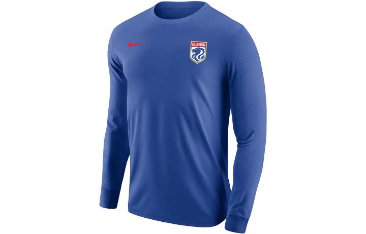 Nike Nike T Shirts Men's Blue Crew Neck Moderate Straight Fit