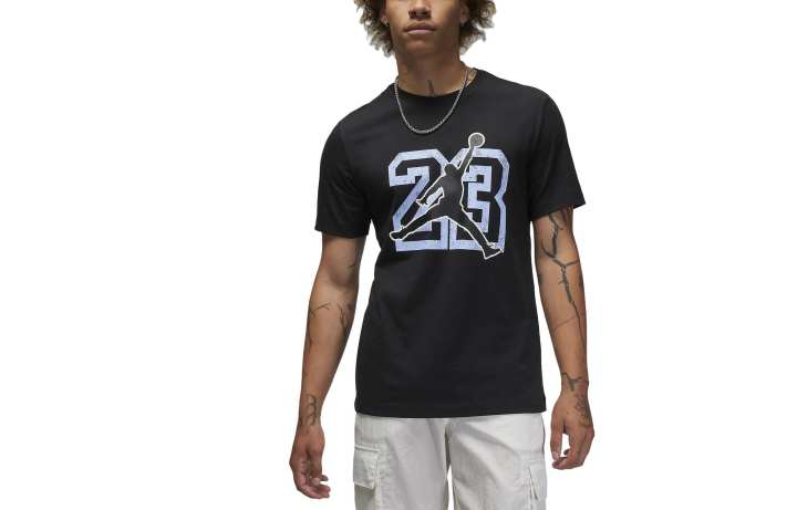 Jordan Jordan T Shirts Men's Black Crew Neck Moderate