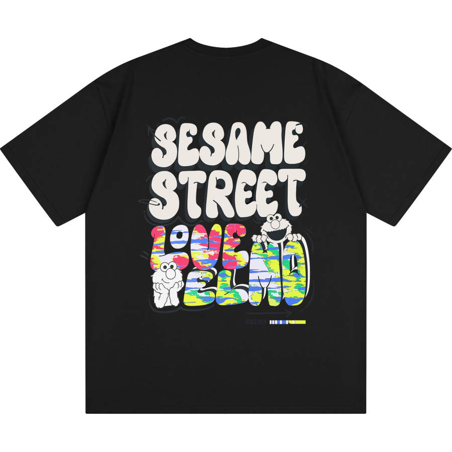 SESAME STREET T Shirts Unisex Crew Neck Moderate