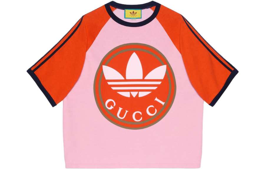 GUCCI X Adidas Color Block T shirt