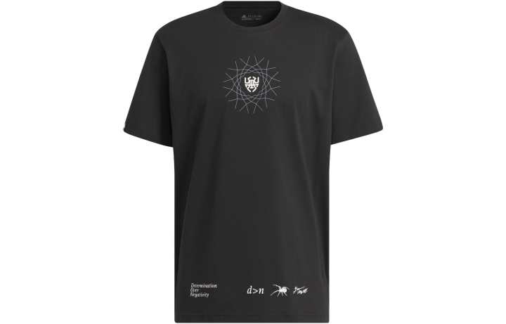 Adidas Adidas Set-in Sleeve T-Shirt Men's Black