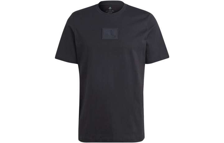Adidas Adidas T Shirts Men's Black Crew Neck Moderate Straight Fit