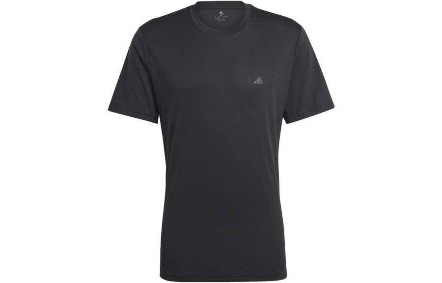 Adidas Adidas T Shirts Men's Black Crew Neck Moderate Straight Fit