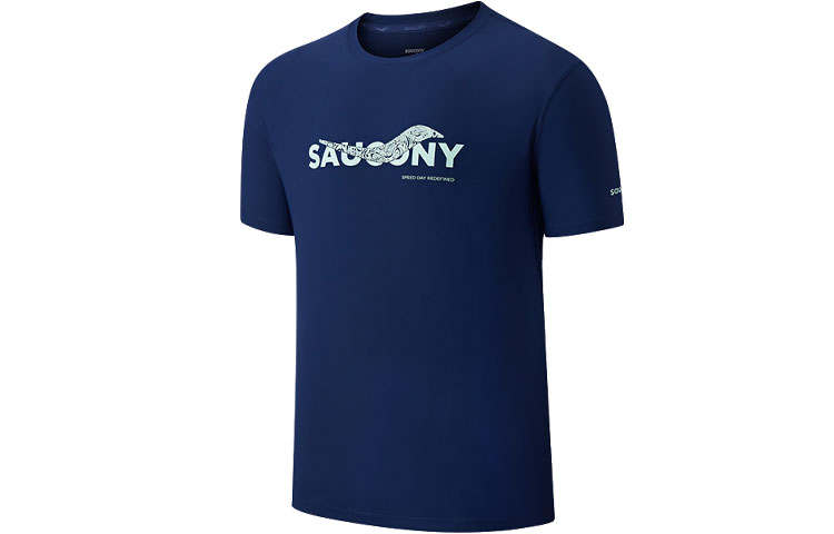 Saucony T Shirt Men's Navy Blue