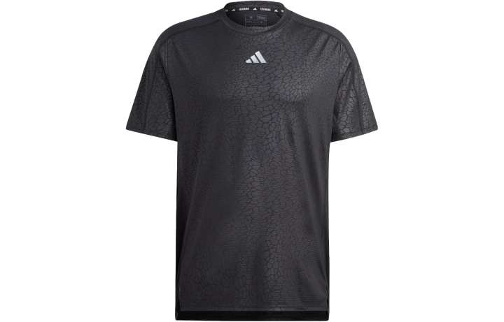 Adidas Adidas T Shirts Men's Black Crew Neck Moderate Straight Fit