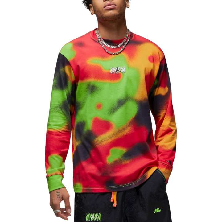 Jordan Jordan T Shirts Men's Multicolor Crew Neck Moderate Straight Fit