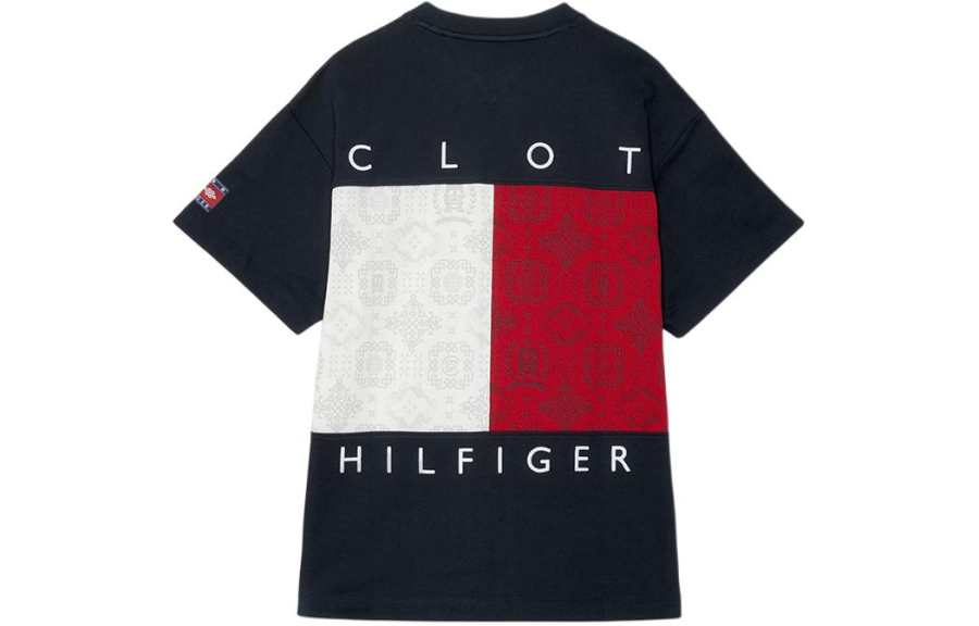 Tommy Hilfiger T Shirt Unisex Navy Blue