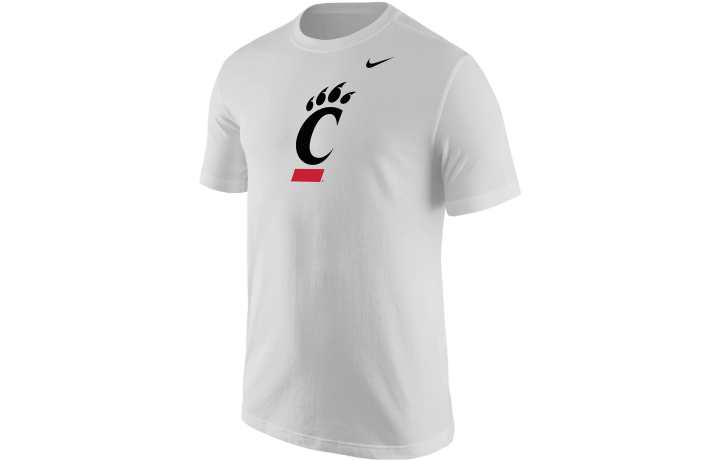 Nike Nike T Shirts Men's White Crew Neck Moderate Straight Fit