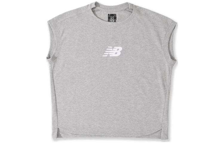 New Balance New Balance New Balance SS23 9BOX T Shirts Unisex Gray Crew Neck Moderate Straight Fit