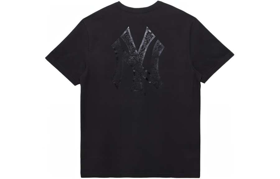 New Era T Shirt Couple, Trendy And Versatile Unisex Black