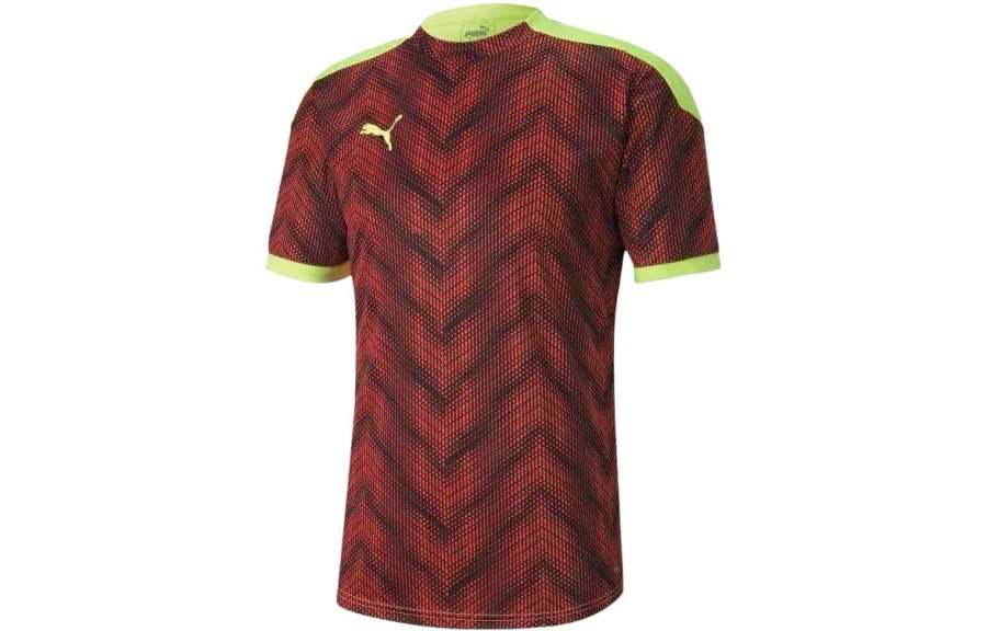 PUMA T Shirts Men's Brown Moderate Straight Fit