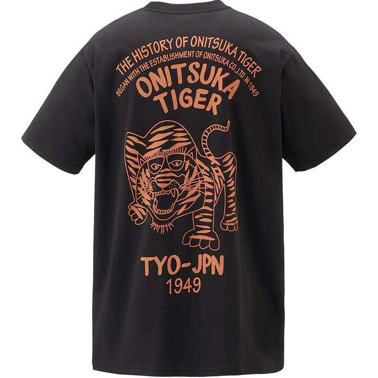 Onitsuka Tiger T Shirt Unisex Black