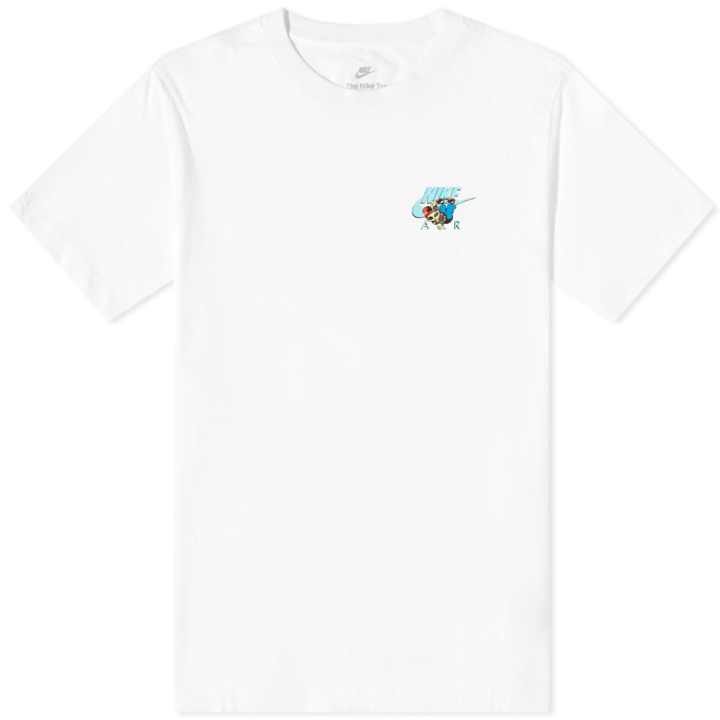 Nike Nike T Shirts Men's White Crew Neck Moderate Straight Fit