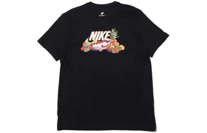 Nike Nike T Shirts Men's Black Crew Neck Moderate