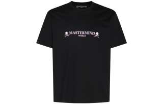 Mastermind JAPAN T Shirts Unisex Black Crew Neck Moderate Other