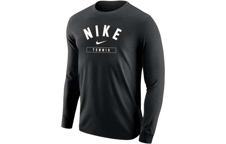 Nike Nike T Shirts Men's Black Crew Neck Moderate Straight Fit