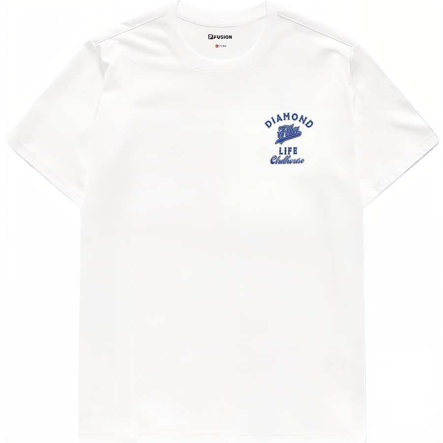 FILA FUSION BASEBALL T Shirt Men's Standard White