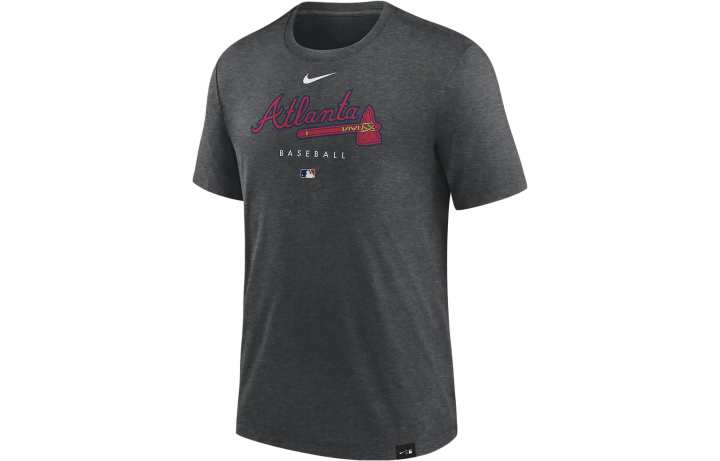 Nike Nike T Shirts Men's Black Crew Neck Moderate Straight Fit