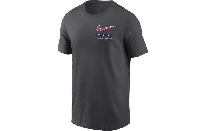 Nike Nike T Shirts Men's Black Crew Neck Moderate Straight Fit