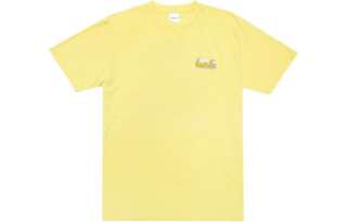 RIPNDIP T Shirts Men's Yellow Crew Neck Moderate Straight Fit