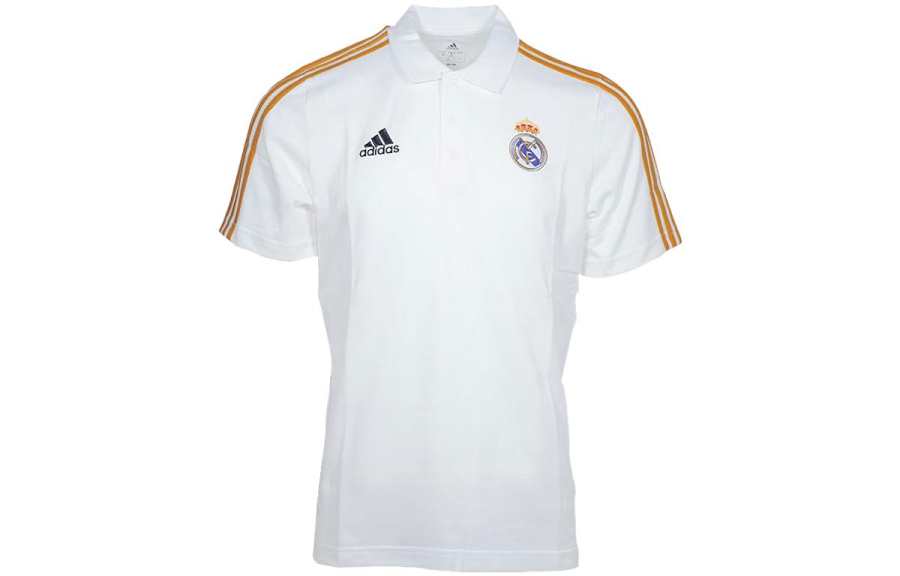 Adidas Adidas T Shirts Men's White Crew Neck Moderate Straight Fit