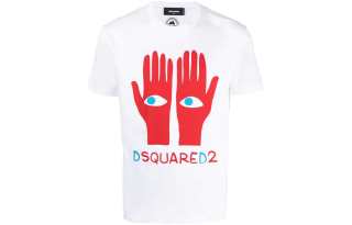 DSQUARED 2 【Previous Season】hand logo-print T-shirt