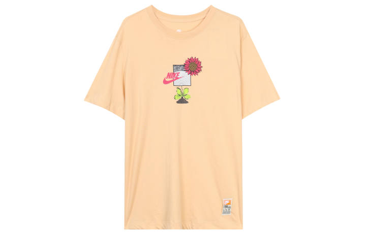 Nike Nike T Shirts Men's Flesh Crew Neck Moderate