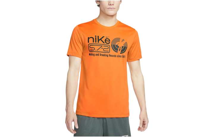Nike Nike Dri FIT T Shirt Men's Bright Orange