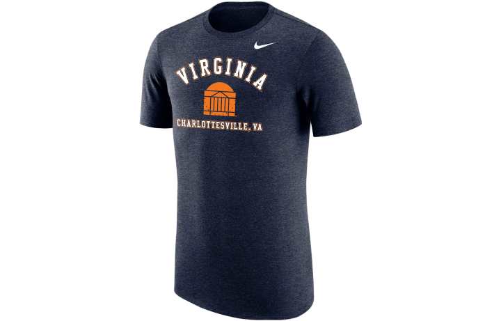 Nike Nike T Shirts Men's Marine Blue Crew Neck Moderate Straight Fit