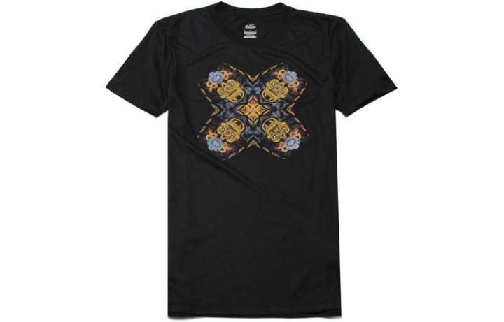 Nike Nike T Shirts Men's Black Crew Neck Moderate Straight Fit