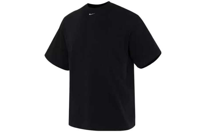 Nike Nike T Shirts Men's Black Crew Neck Moderate Straight Fit