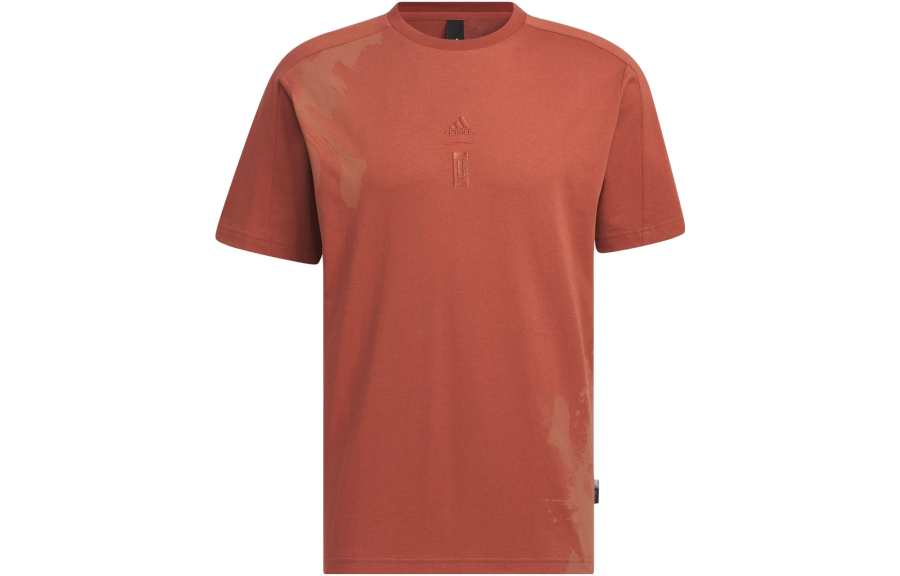 Adidas Adidas T Shirts Men's Wild Tan Crew Neck Moderate Straight Fit