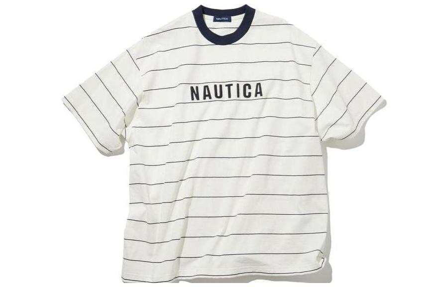 NAUTICA JAPAN T Shirts Men's Crew Neck Moderate Straight Fit