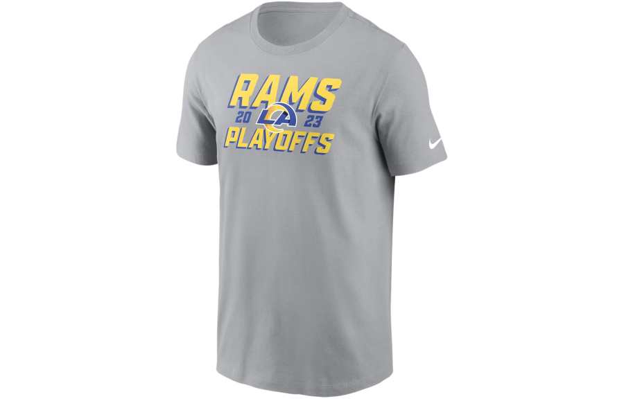 Nike Nike Los Angeles Rams 2023 Nfl Playoffs Nfl T Shirt T Shirt Men's Gray