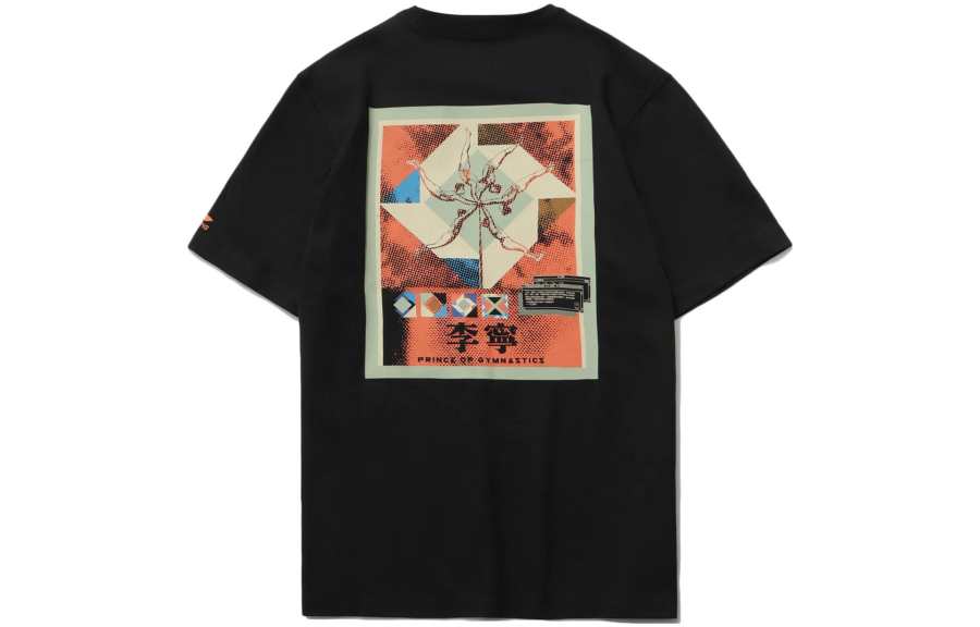 Li-Ning Li Ning Sports Fashion Collection T Shirt Unisex Black
