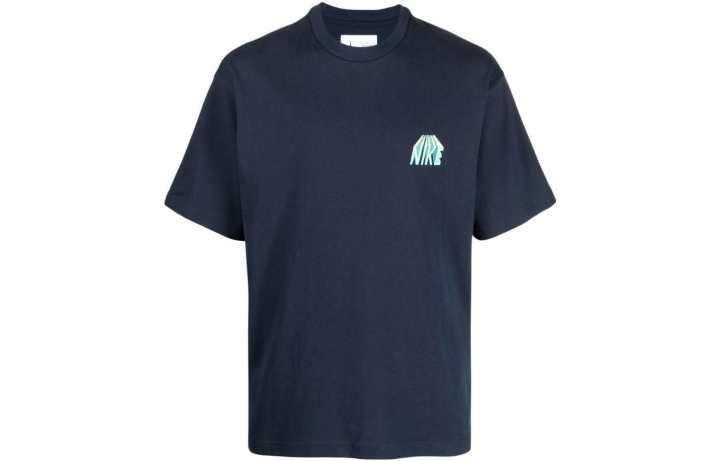 Nike Nike T Shirts Men's Black Crew Neck Moderate Straight Fit