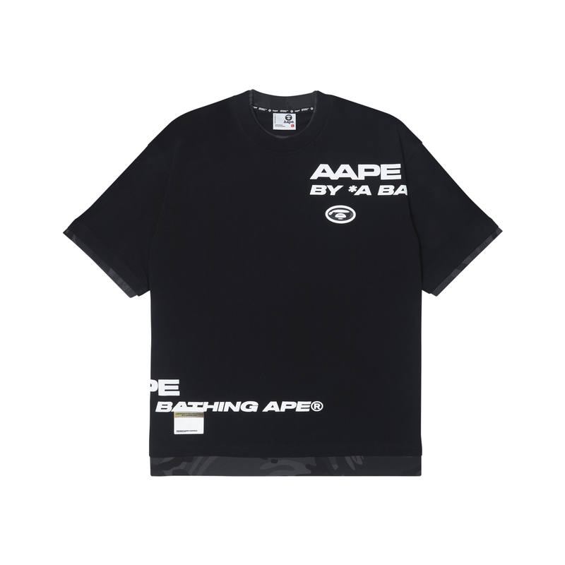 Aape T Shirts Men's Crew Neck Moderate Straight Fit