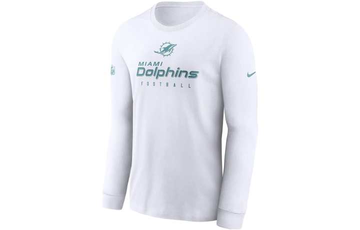 Nike Nike Miami Dolphins Sideline Team Issue Men's Nike Dri-FIT Nfl Long-Sleeve T-Shirt