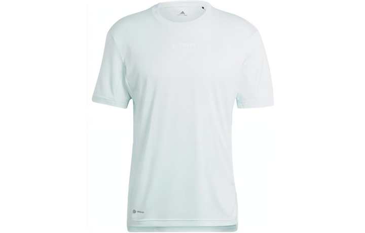 Adidas Adidas ULT T Shirts Men's Light Green Crew Neck Moderate Straight Fit
