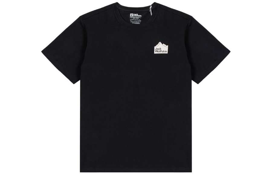 JACK WOLFSKIN T Shirts Men's Crew Neck Moderate Straight Fit