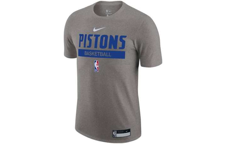Nike Nike T Shirts Men's Gray Crew Neck Moderate Straight Fit