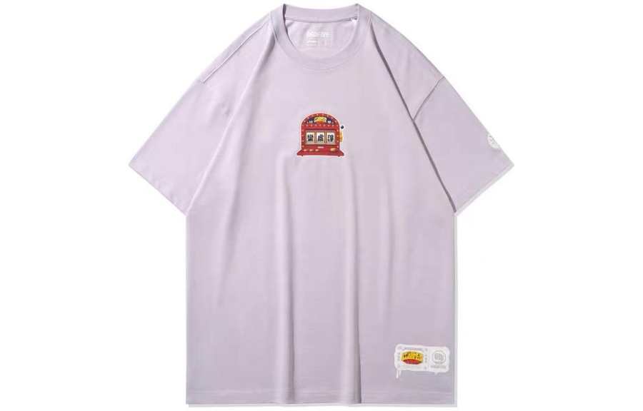 Li-Ning Li Ning Badfive Fall T Shirt Unisex Light Purple