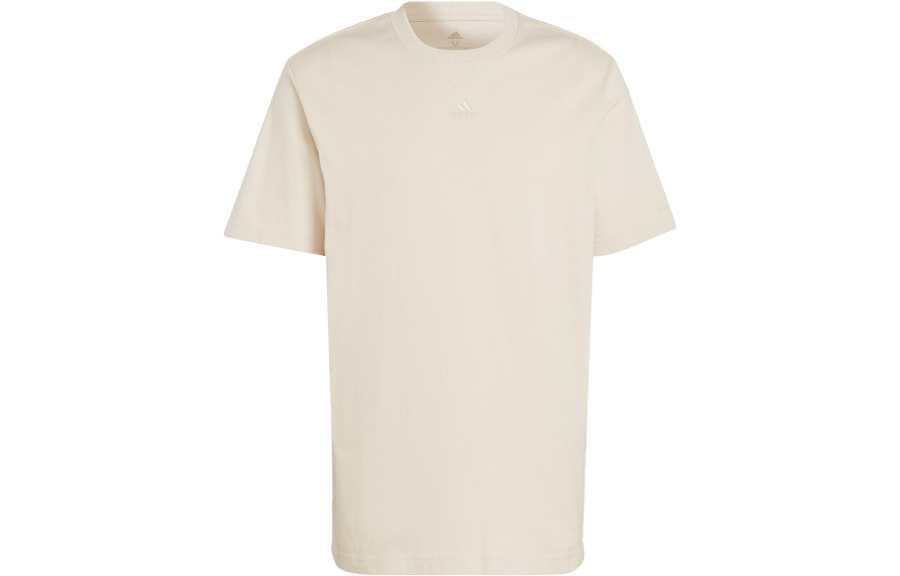 Adidas Adidas T Shirts Men's Beige Crew Neck Moderate Straight Fit