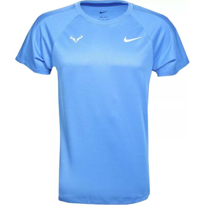 Nike Nike T Shirts Men's Blue Crew Neck Moderate Straight Fit