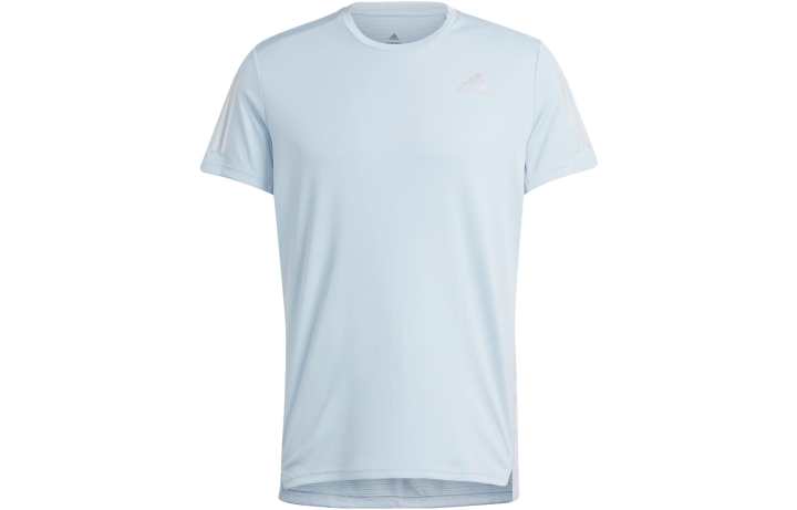Adidas Adidas T Shirts Men's Blue Crew Neck Moderate Straight Fit