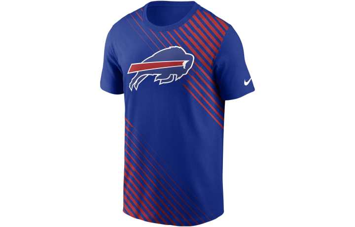 Nike Nike T Shirts Men's Blue Crew Neck Moderate Straight Fit